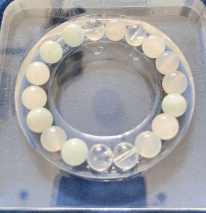 LUNE-Tianshan Green Jade Beaded Bracelet